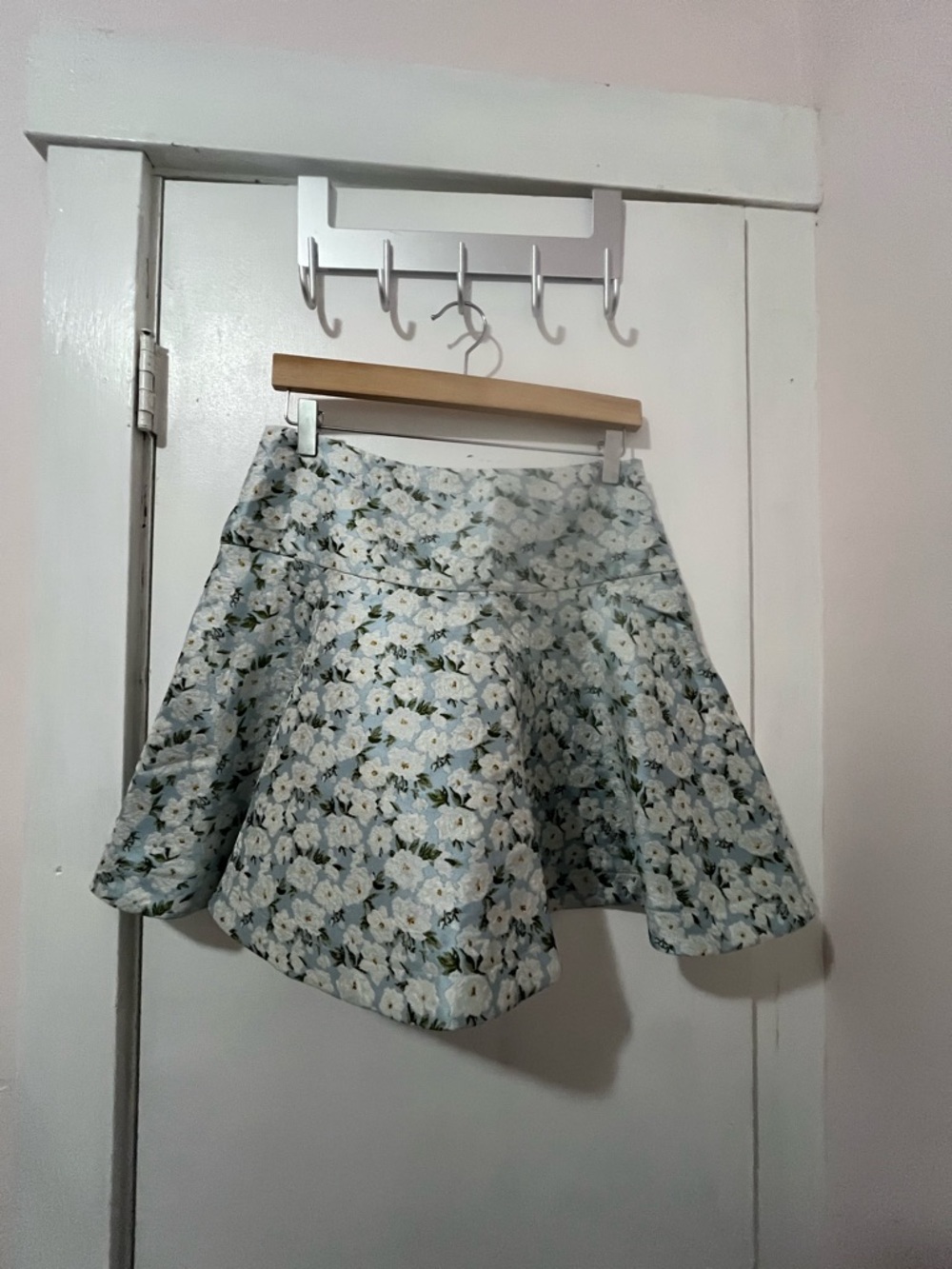 Sister Jane Light Blue Floral Circle Skirt